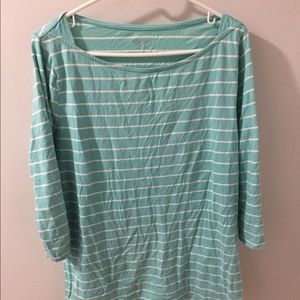 Merona boat neck stretch shirt